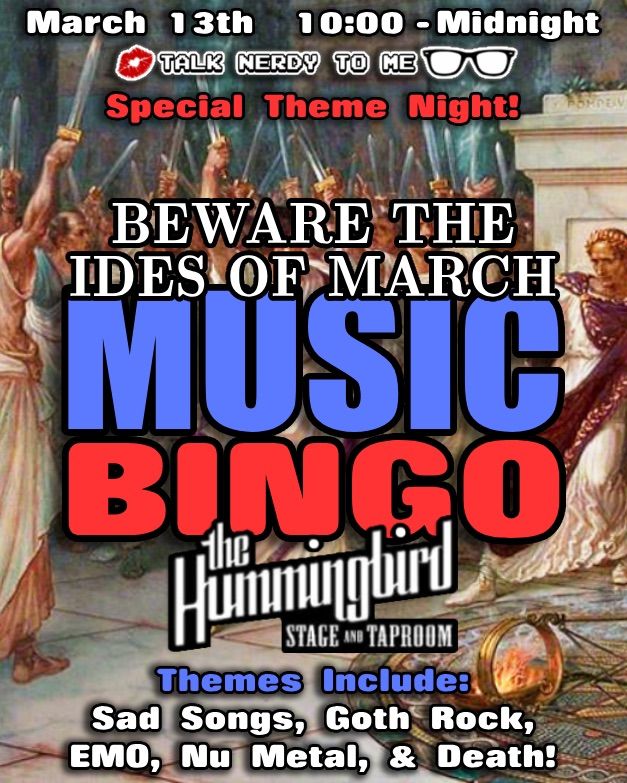 Ides of March Music Bingo