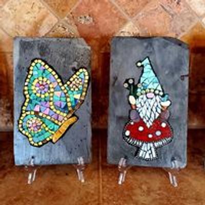 Shattered Glass Restored - Upcycled Mosaics