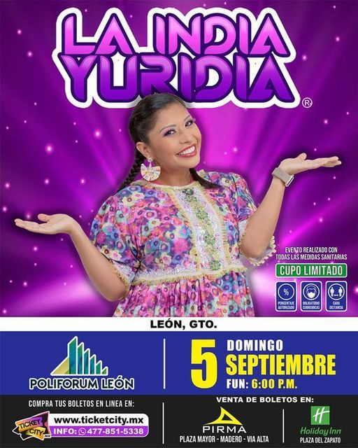 La India Yuridia en Le\u00f3n