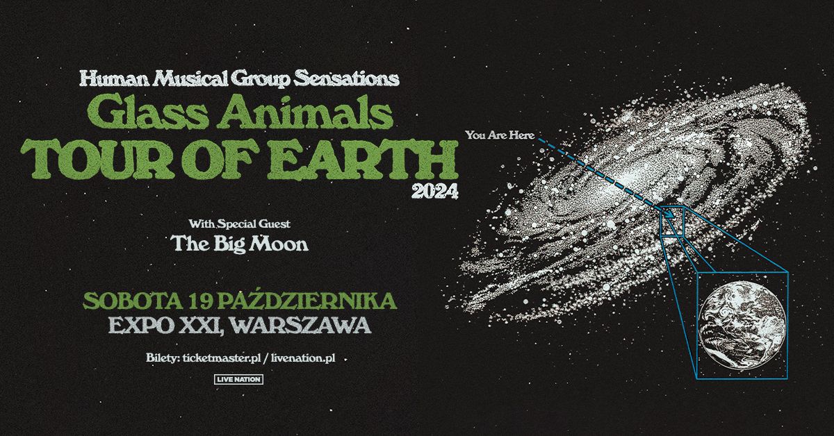 Glass Animals - TOUR OF EARTH \u2013 Official Event, 19.10.2024, EXPO XXI, Warszawa 