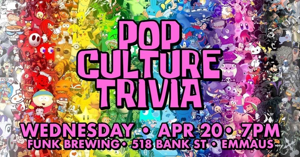 Pop Culture Trivia at Funk Brewing in Emmaus