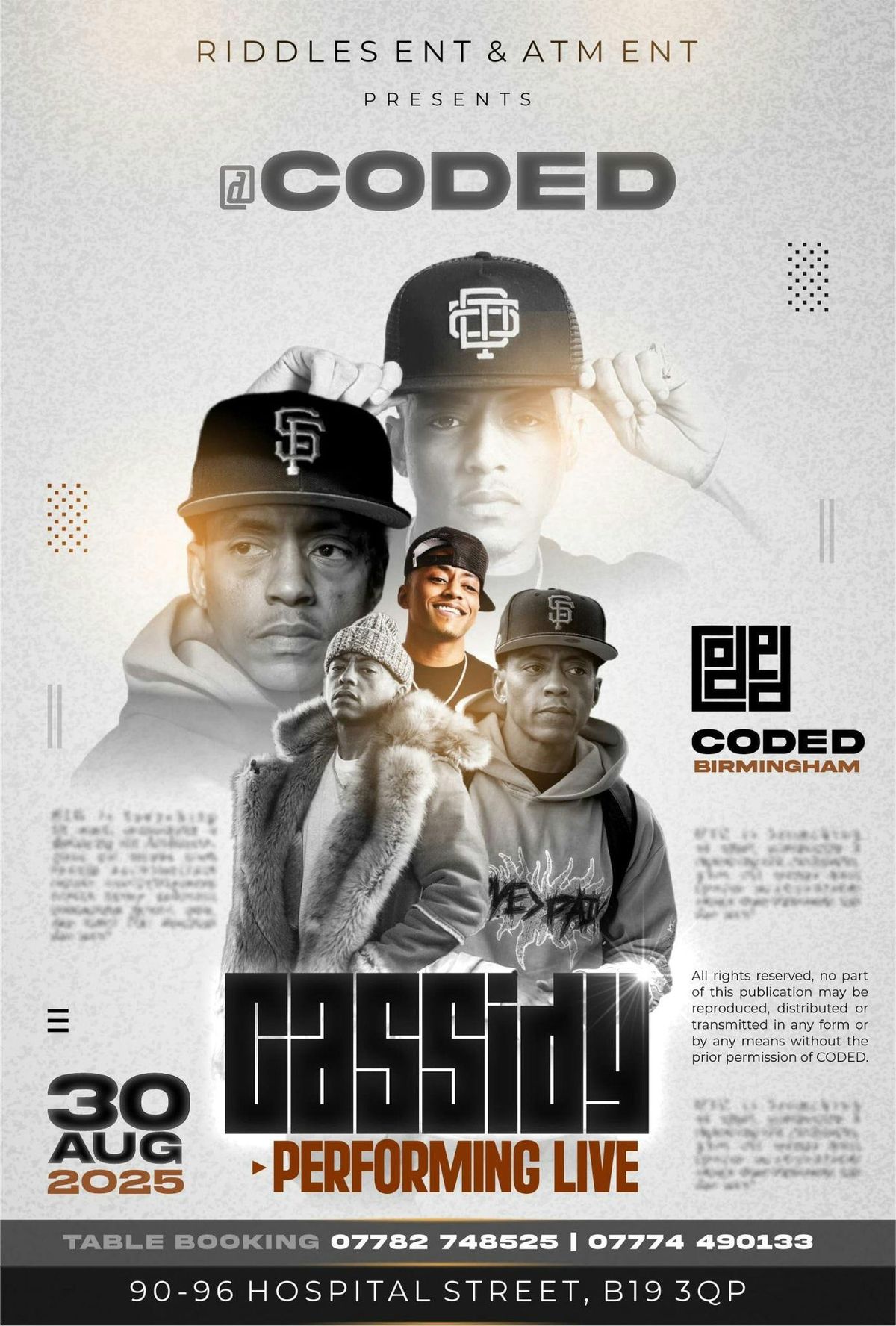 Cassidy Performing Live 