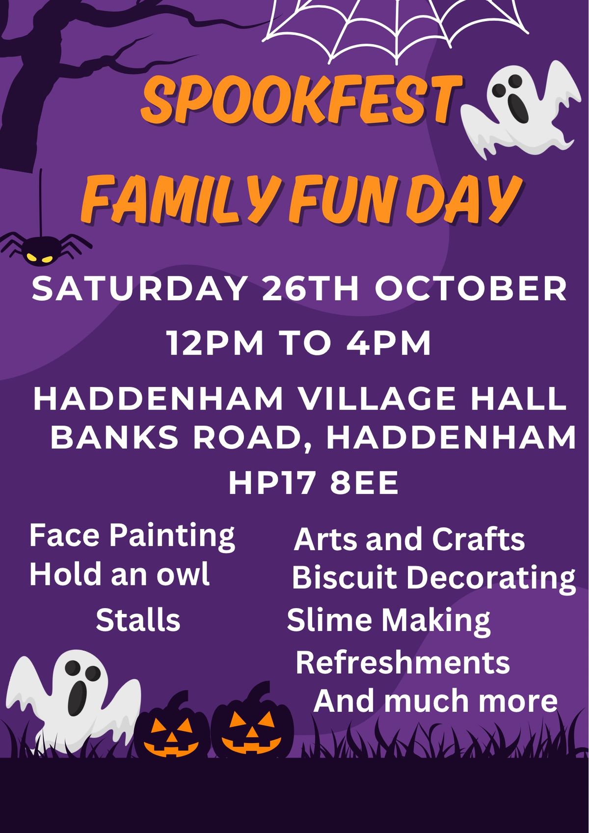 Spookfest Halloween Family Fun Day Haddenham