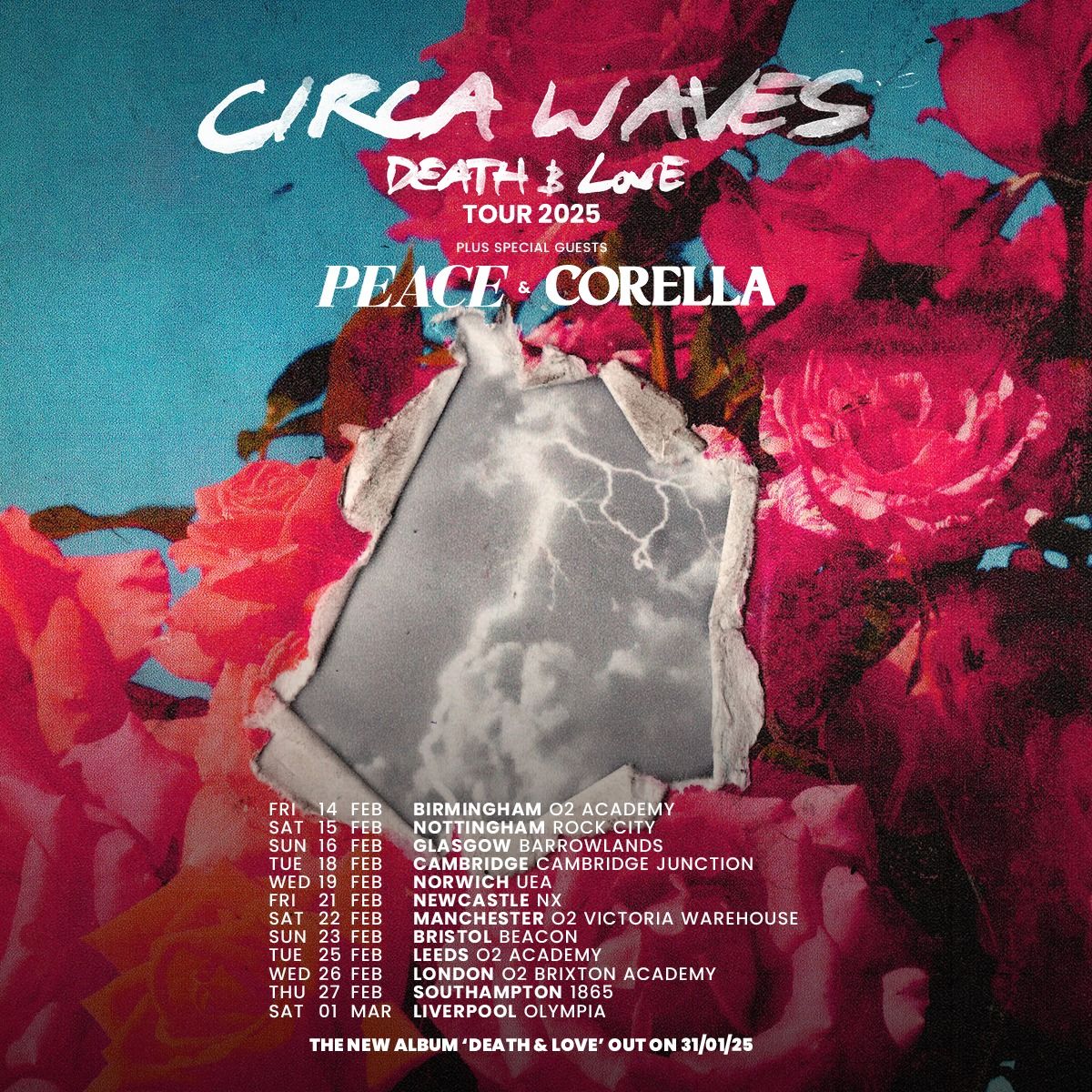  Circa Waves with very special guests Peace and Corella