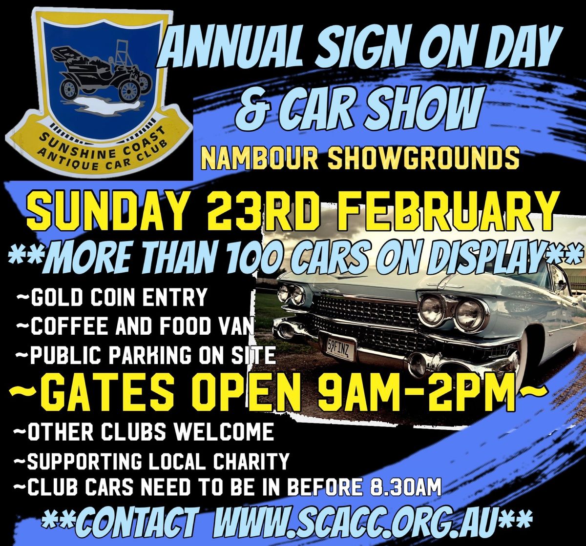 Annual Sign On Day and Car Show