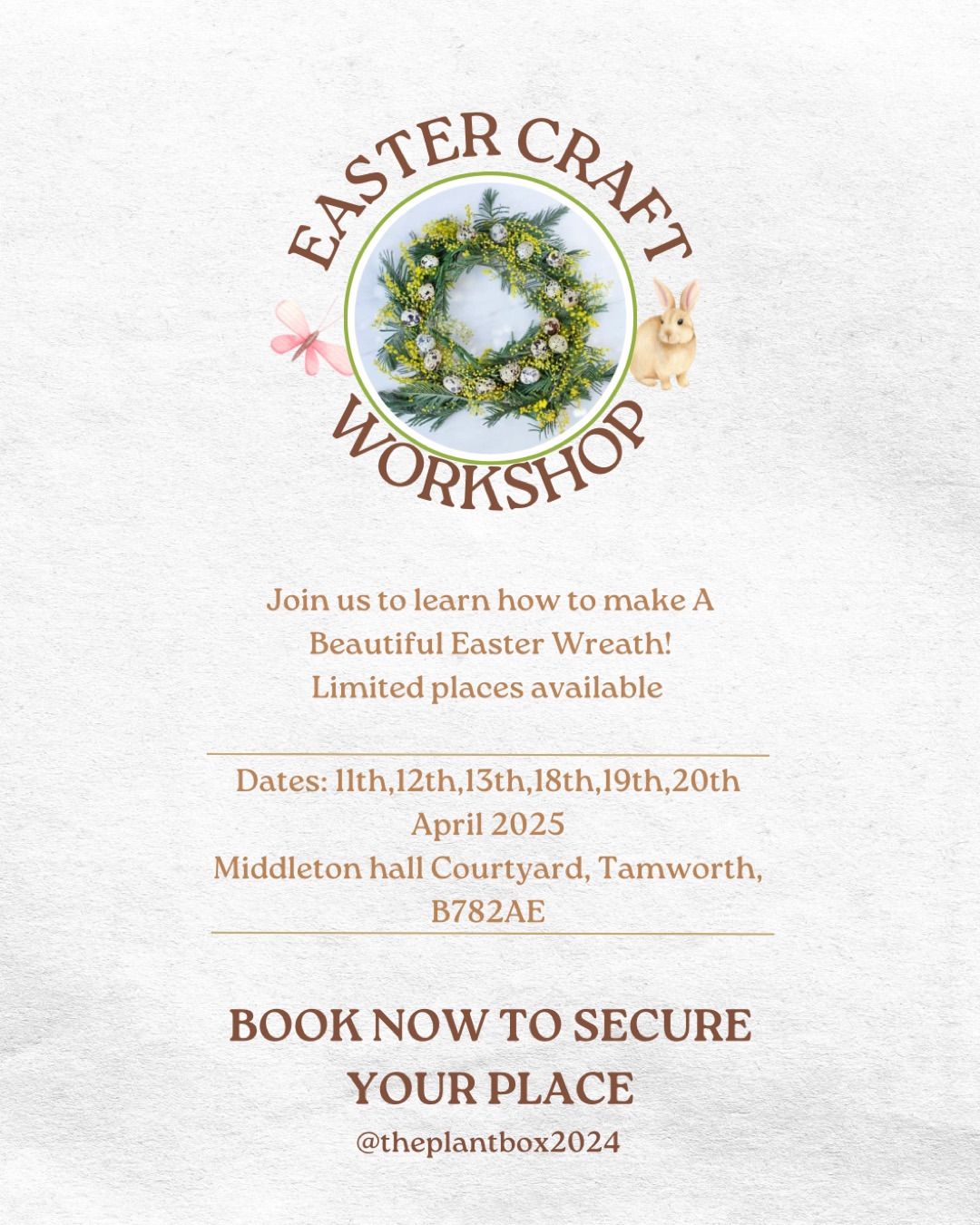 Easter wreath workshop