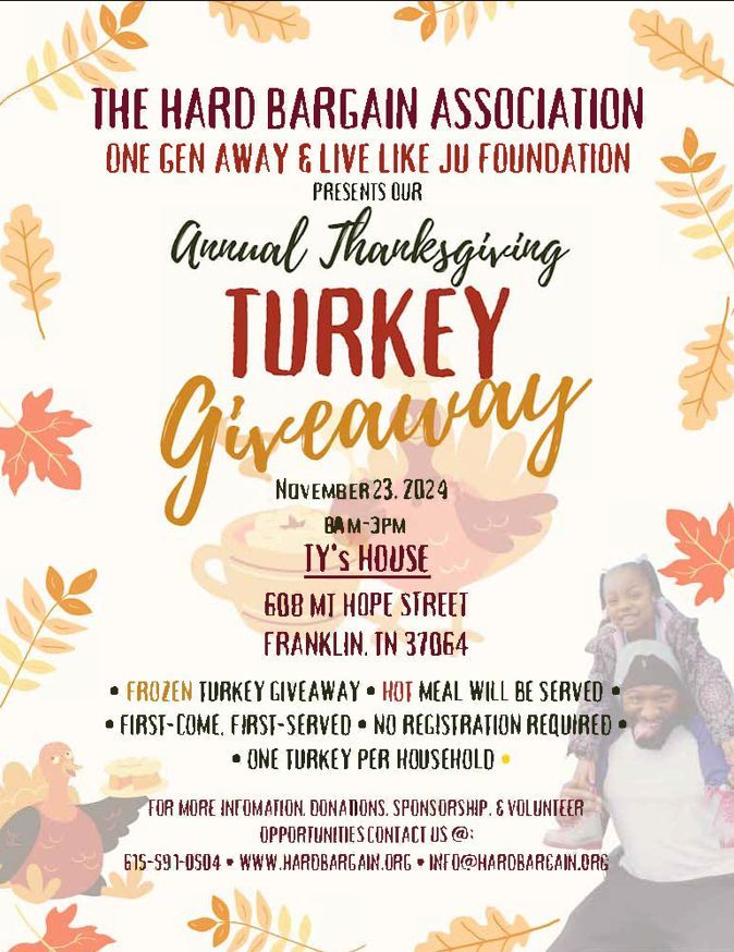 HBA Turkey Giveaway 