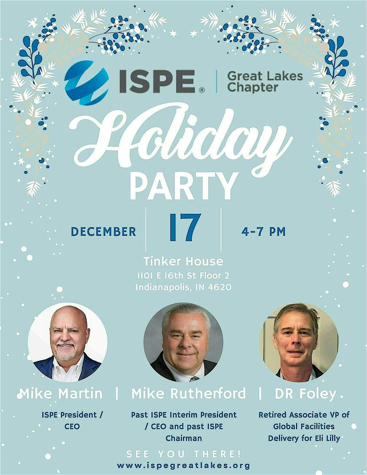 ISPE Great Lakes Chapter 2025 Holiday Party