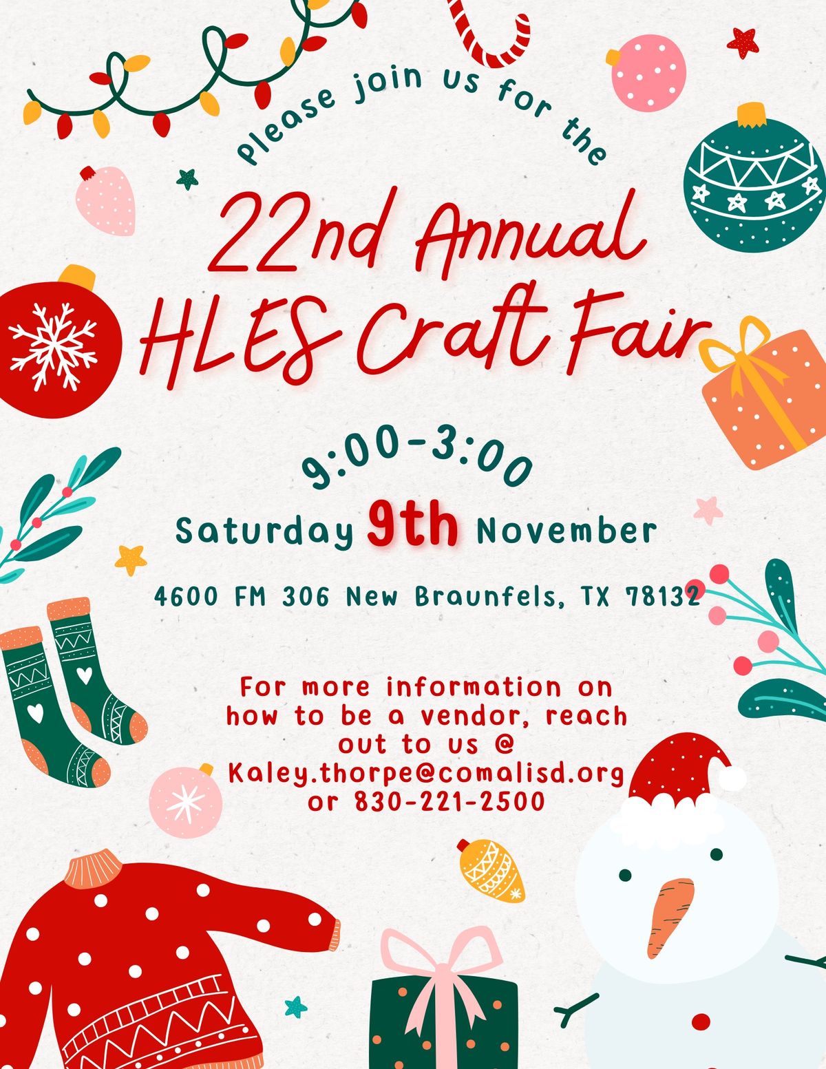 Hoffmann Lane Holiday Craft Fair