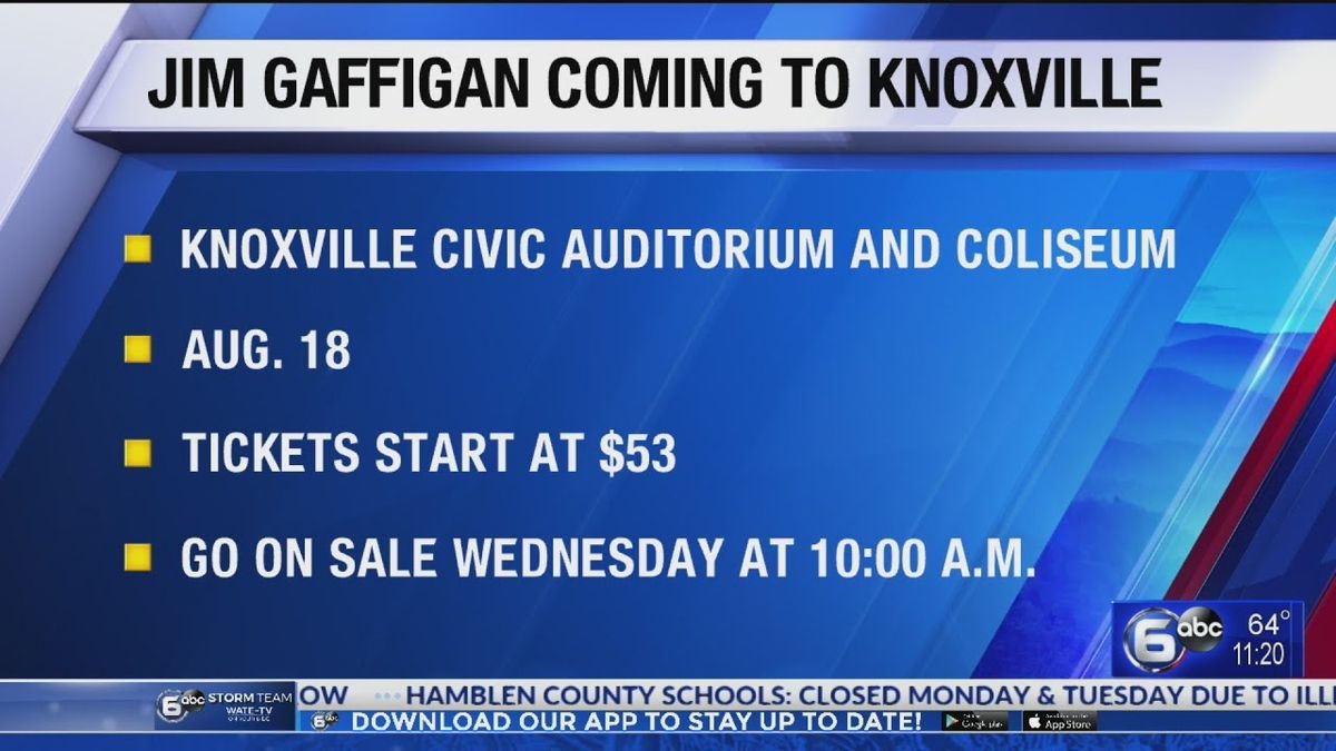 Jim Gaffigan at Knoxville Civic Auditorium