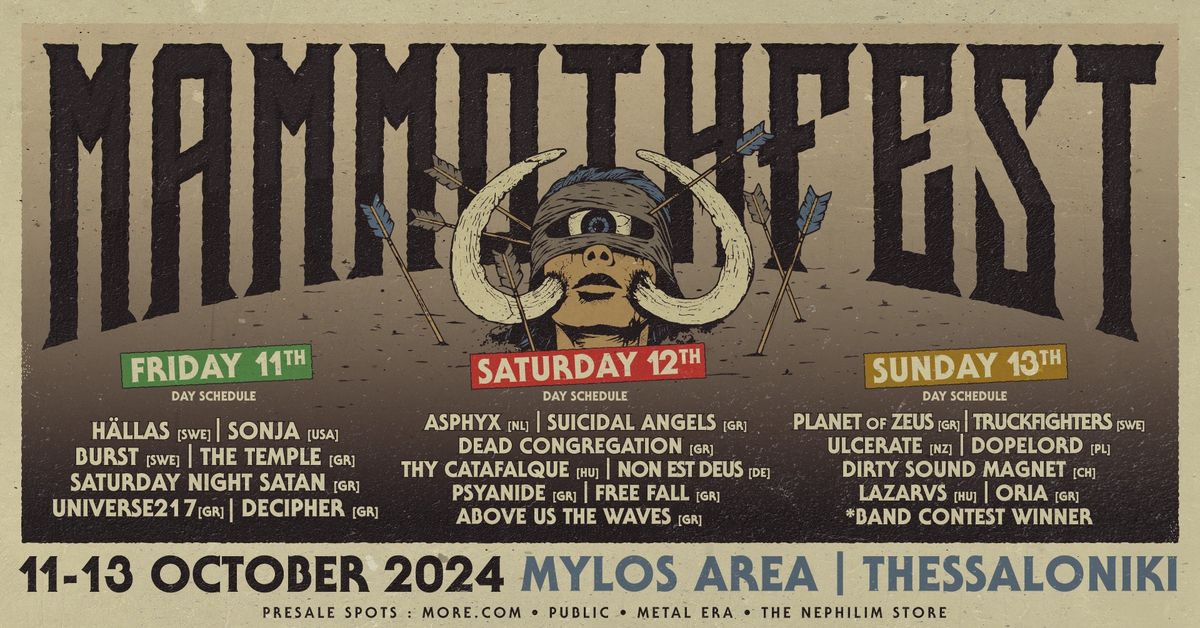 MammothFest 2024 \u2022 Thessaloniki, Greece