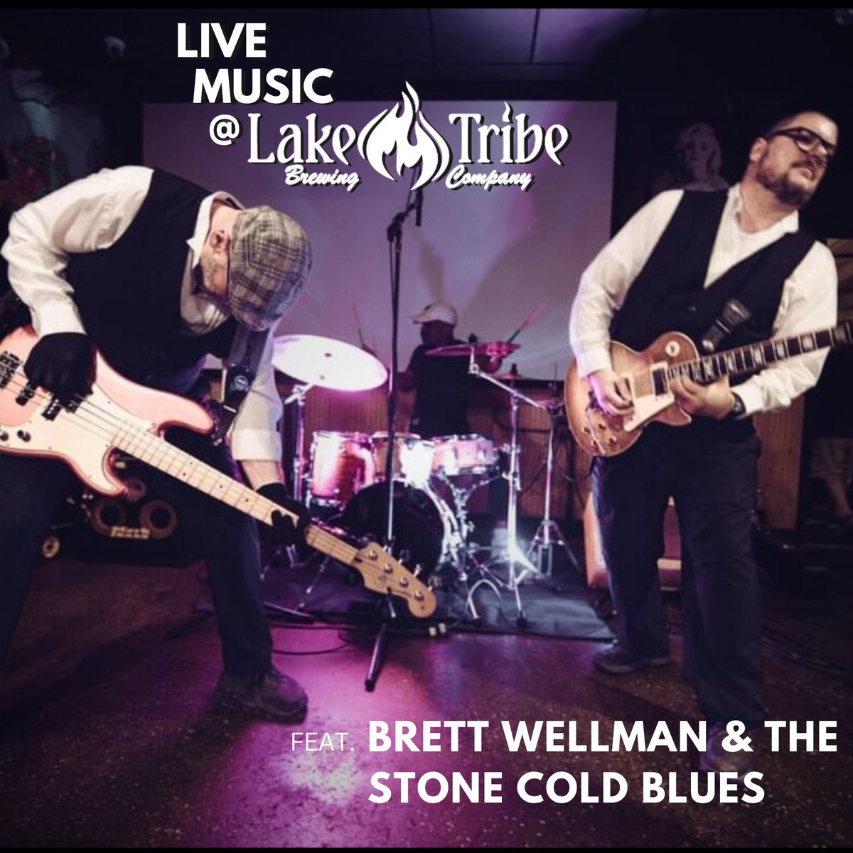 Brett Wellman & the Stone Cold Blues DEBUT @ Lake Tribe Brewing