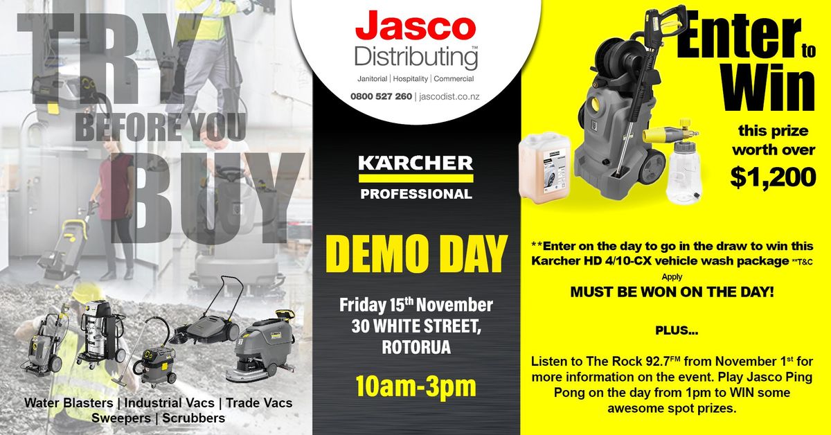 Karcher Professional "TRY before you BUY" DEMO DAY