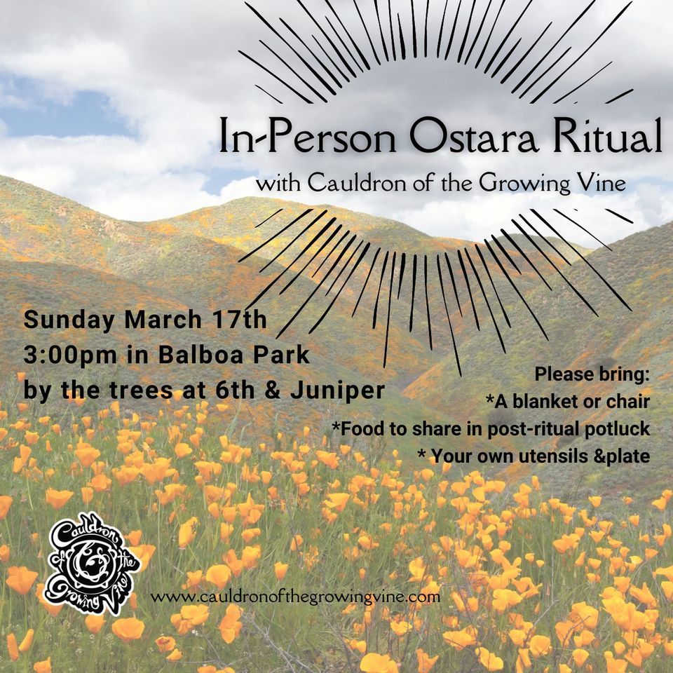 2024 In-Person Ostara Ritual with Cauldron of the Growing Vine