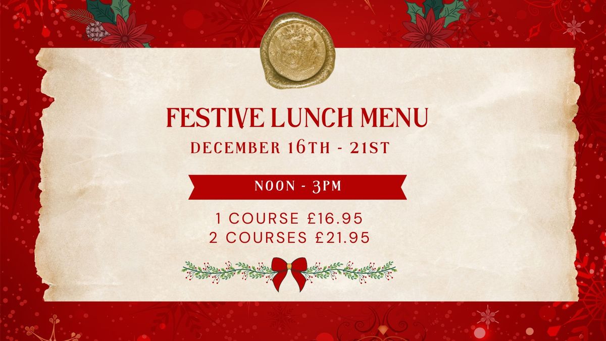  Festive Lunch Menu