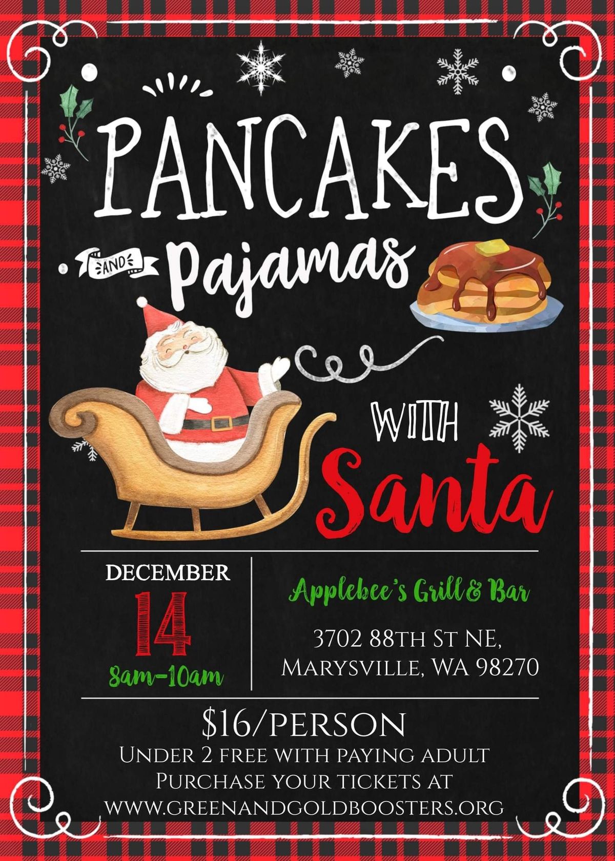 Pancakes & Pajamas with Santa