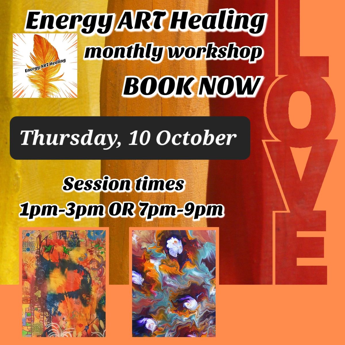 Energy ART Healing Workshop 1pm 