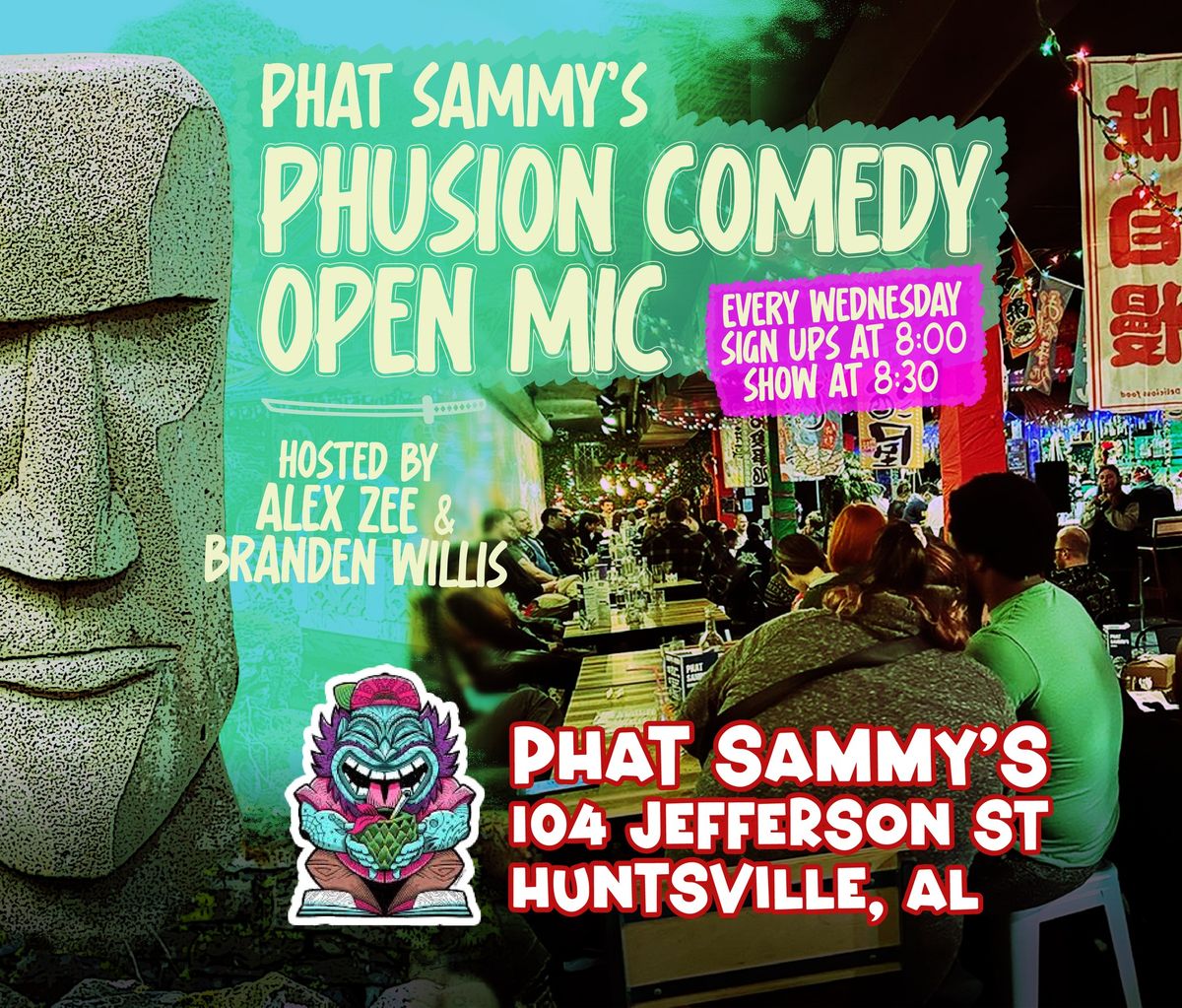 Phat Sammy's Phusion Comedy Open Mic