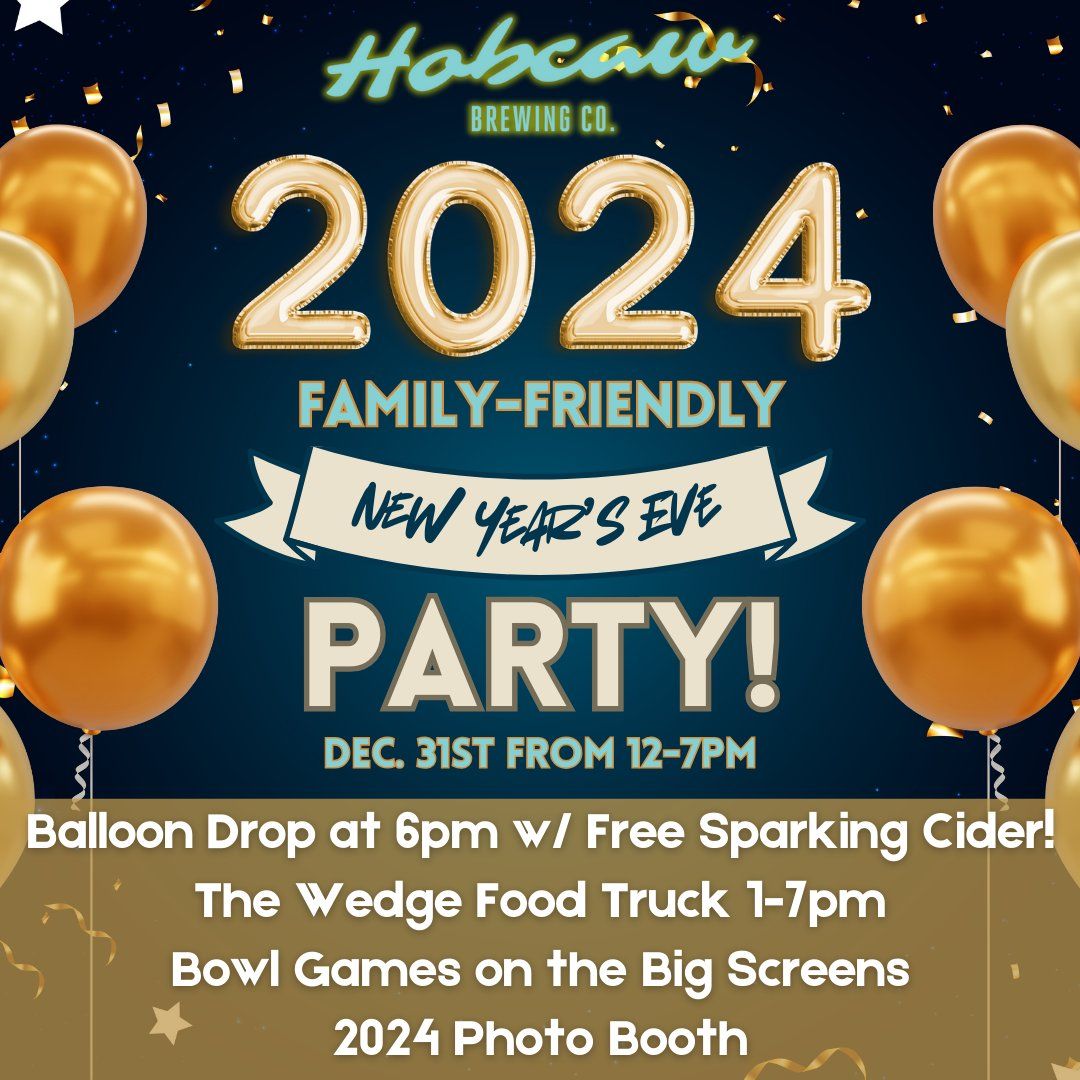 \u2728 NEW YEAR\u2019S EVE PARTY @ HOBCAW BREWING! \u2728