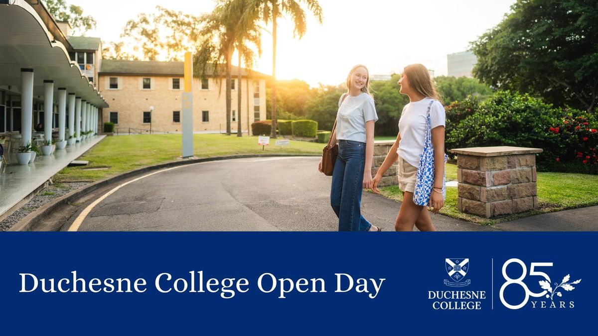 2024 Duchesne College Open Day