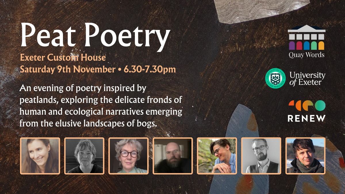 Quay Words x RENEW present: Peat Poetry