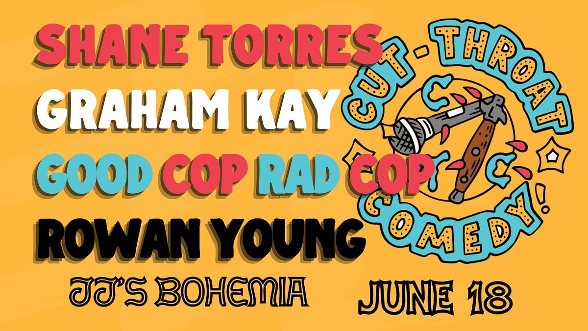 Shane Torres Graham Kay and Good Cop\/ Rad Cop Live at JJ's Bohemia!