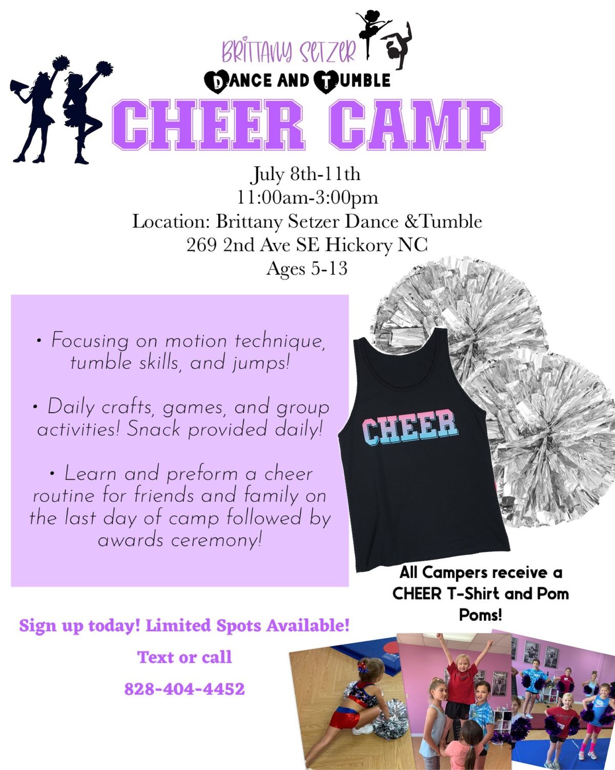 3rd Annual Cheer Camp