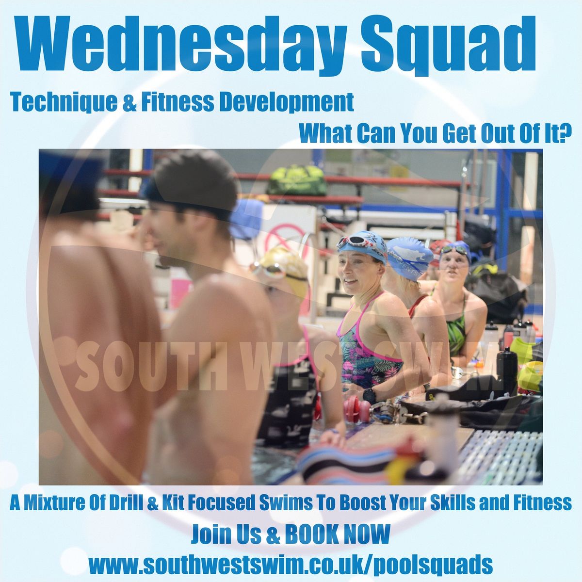 Wednesday Technique & Fitness - Coached Swim Session with South West Swim