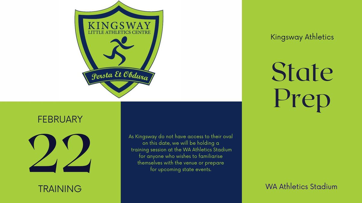 Kingsway State Prep training session