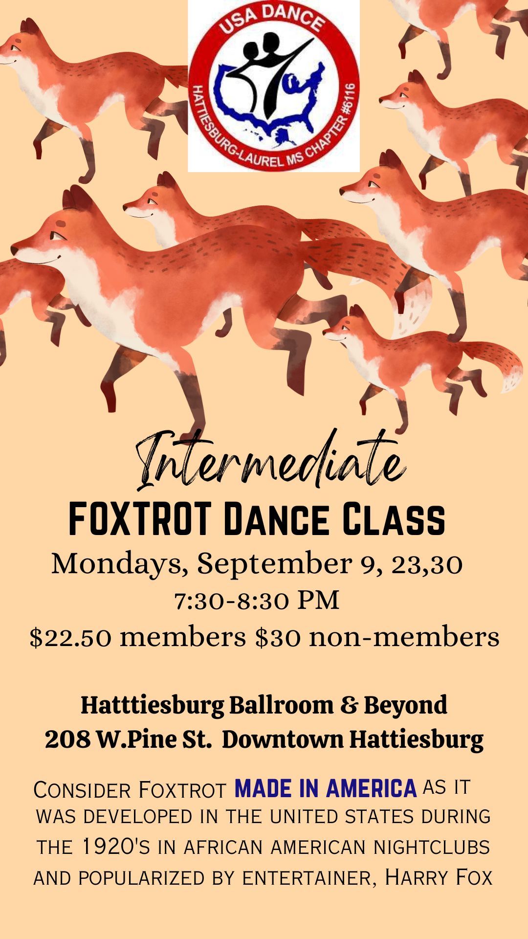 Foxtrot with Rebecca Chandler in Hattiesburg