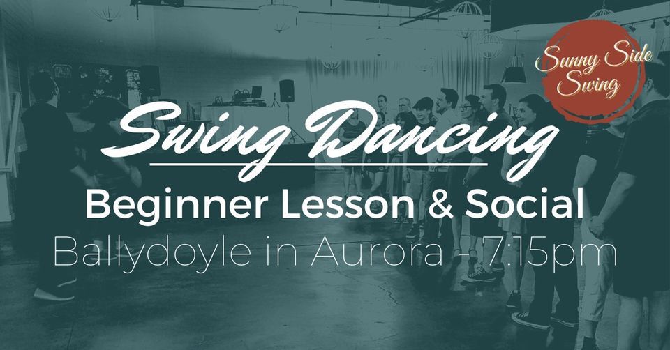 1st & 3rd Tuesday Night Swing: Beginner Lesson & Social with SUNNY SIDE SWING