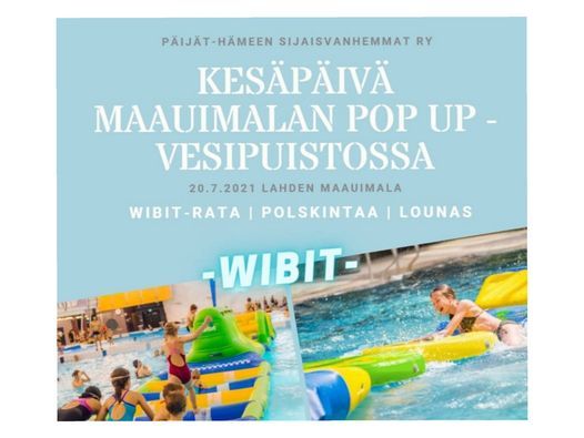 Kesäpäivä Lahden maauimalan pop up -vesipuistossa!, Lahden Maauimala, Lahti,  20 July 2021