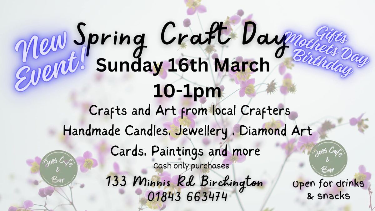 Spring Craft Day at the Cafe