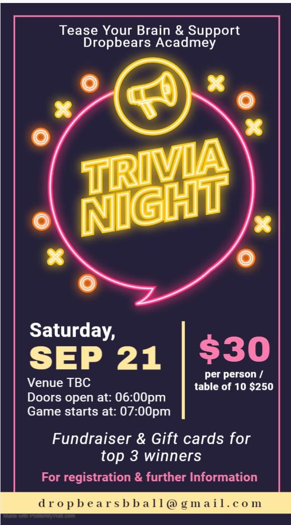 Dropbears Trivia Night