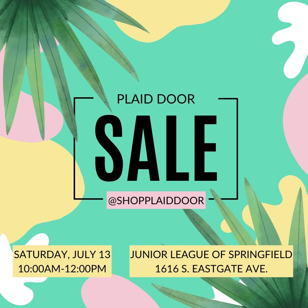 Plaid Door Sale