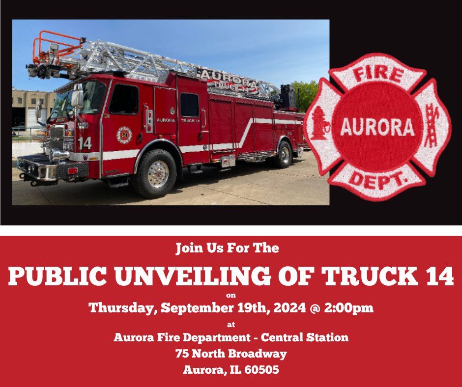 Public Unveiling of AFD Truck 14