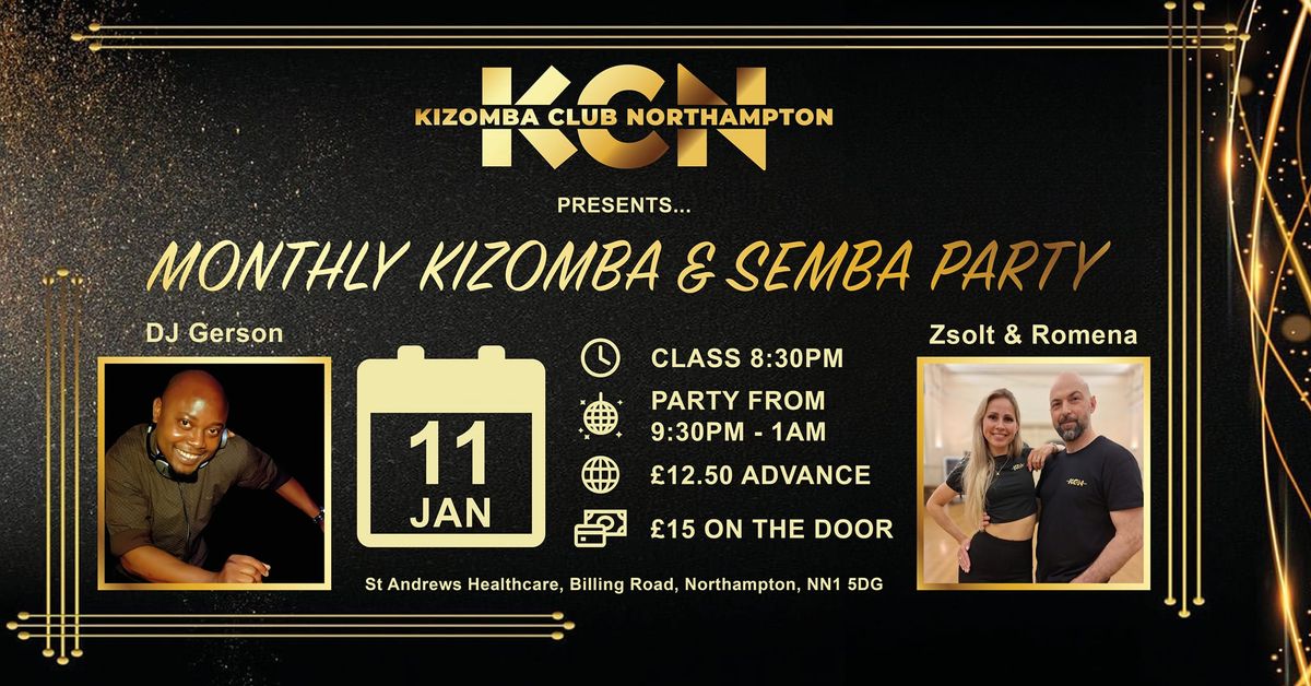 Kizomba club Northampton Monthly party