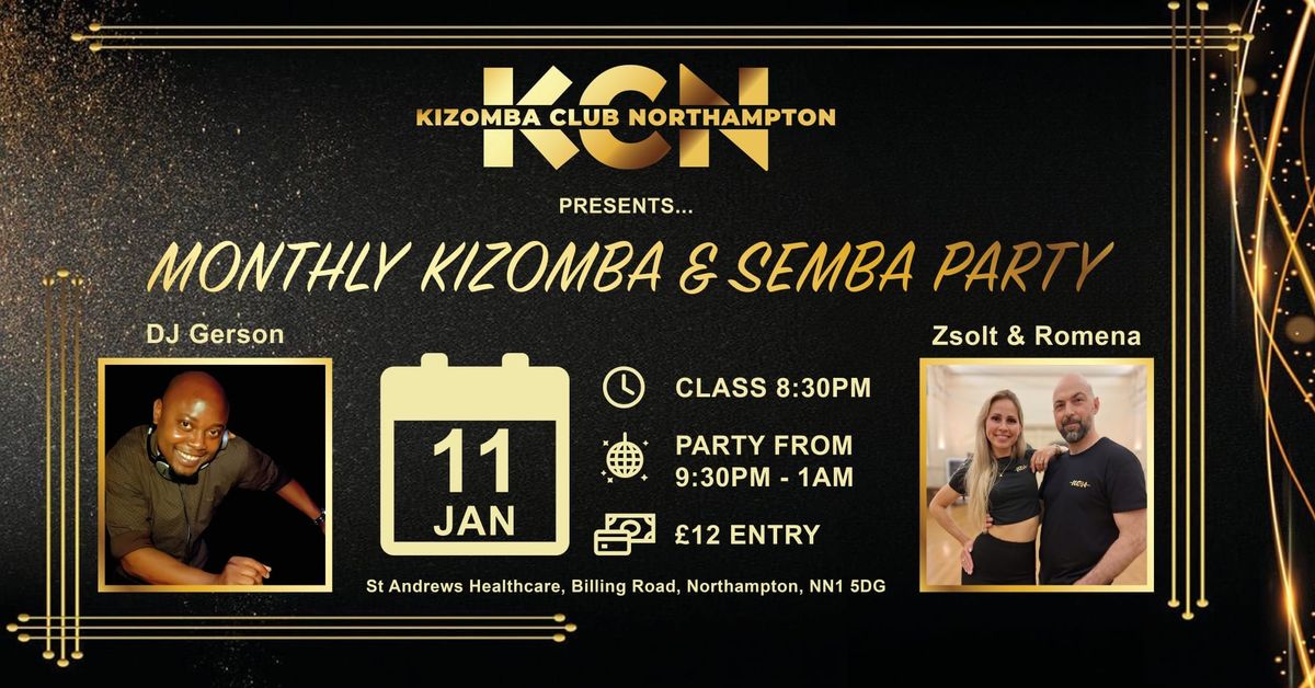 Kizomba club Northampton Monthly party