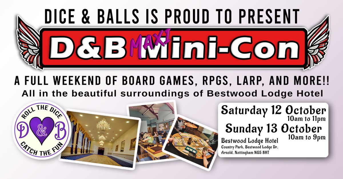 The Dice & Balls MAXI-Mini Board Game Convention