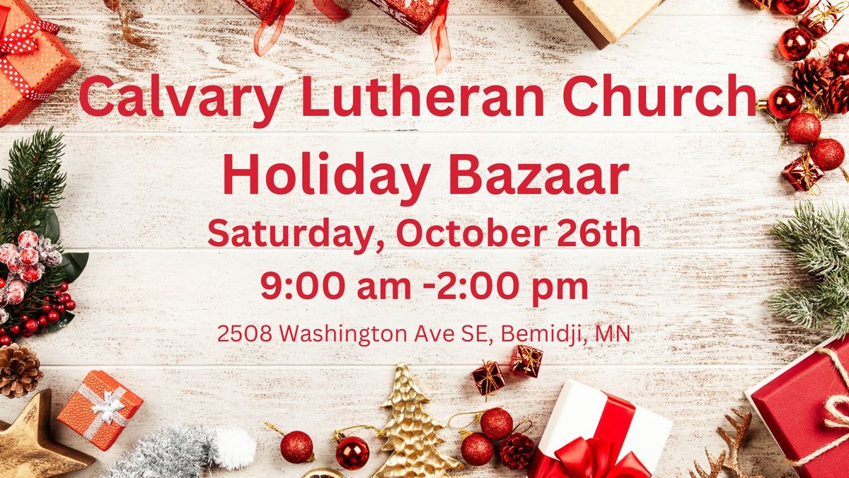 Calvary Lutheran Church Holiday Bazaar 