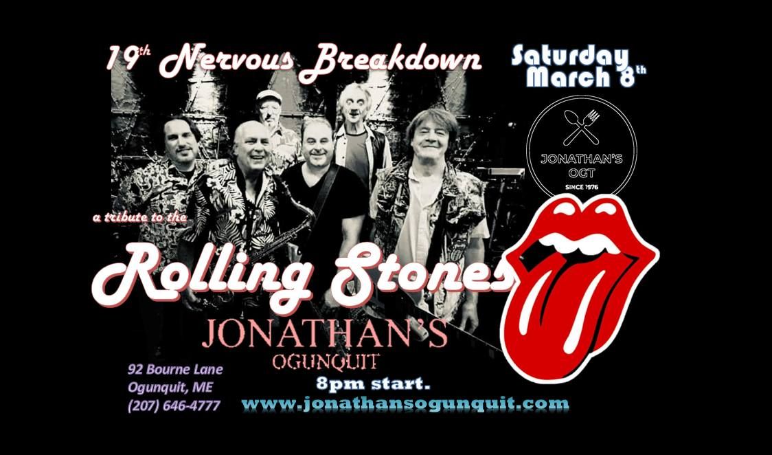 Rolling Stones tribute, "19th Nervous Breakdown" at Jonathan\u2019s in Ogunquit, ME