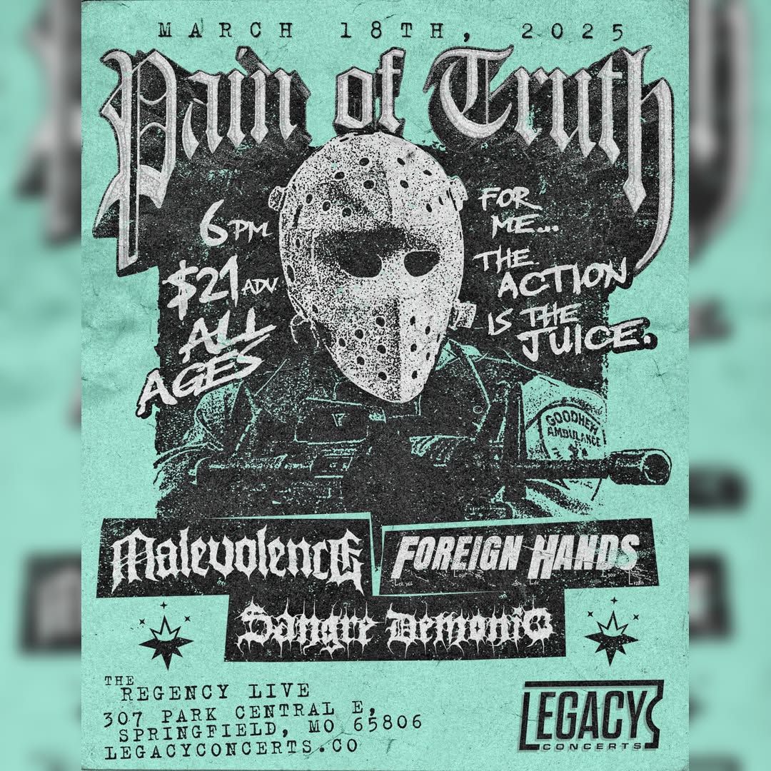 Pain of Truth at The Regency Live