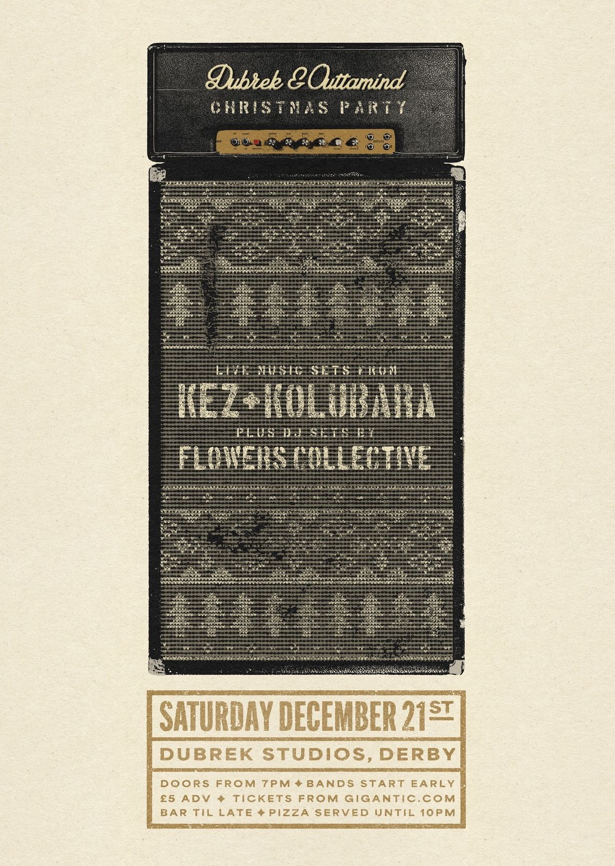 Dubrek X Outtamind Xmas Party: Kez + Kolubara + Flowers Collective DJs