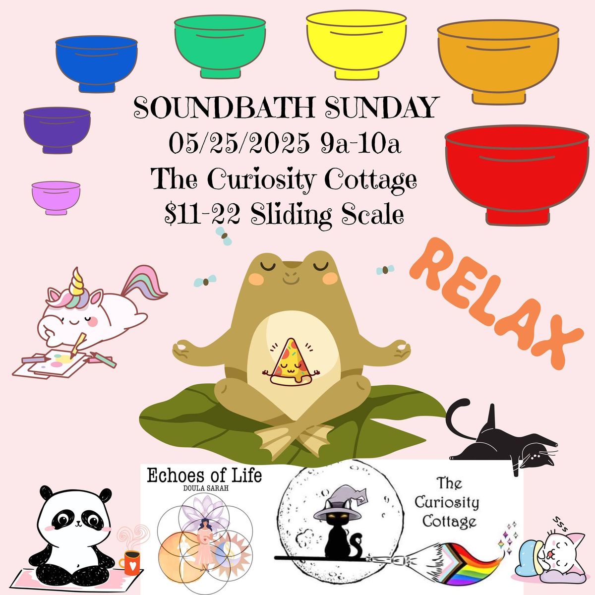 SOUNDBATH SUNDAY @ The Curiosity Cottage