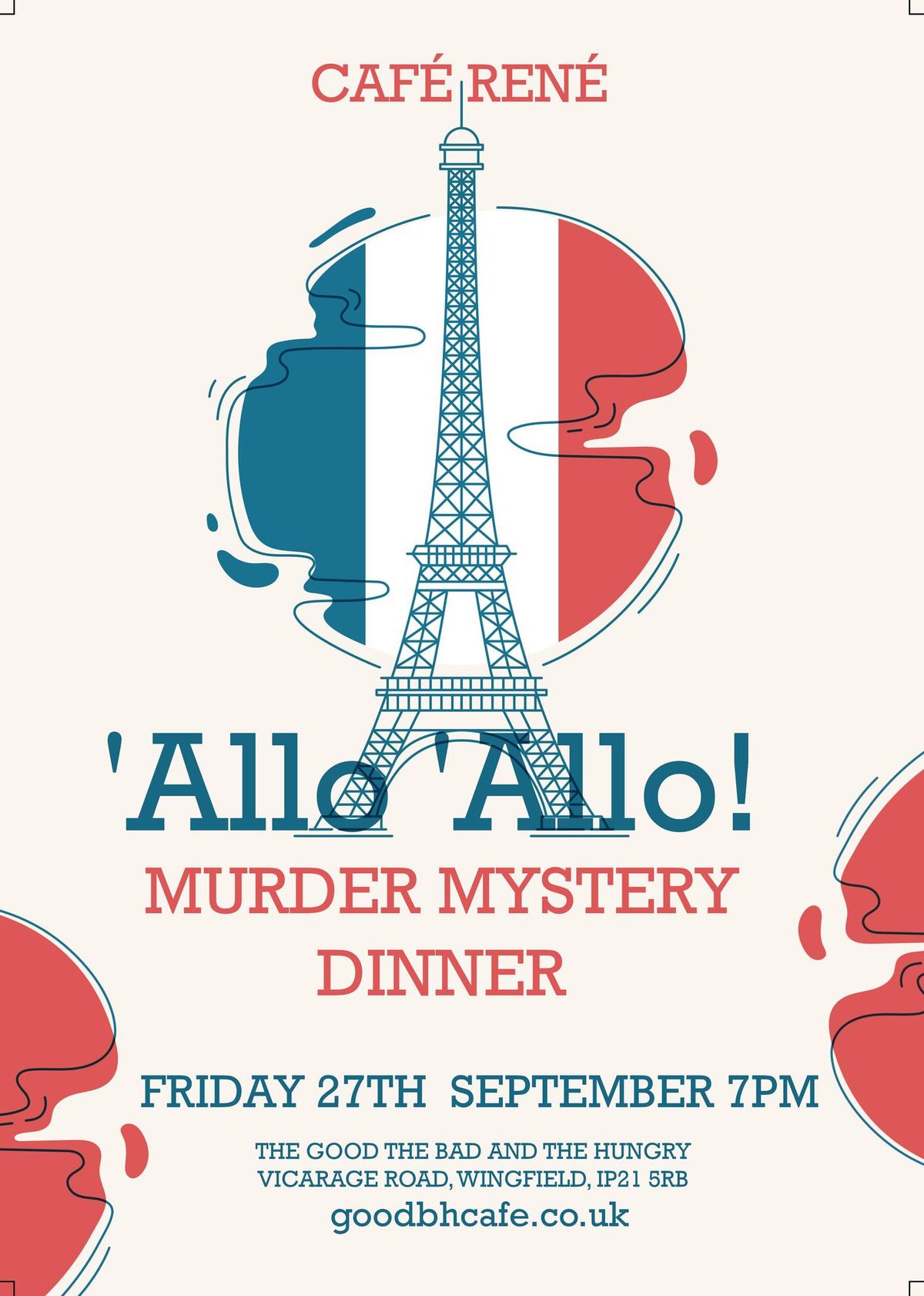 Allo Allo Murder Mystery Dinner