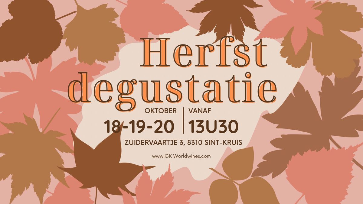 Grote herfstdegustatie GK Worldwines 