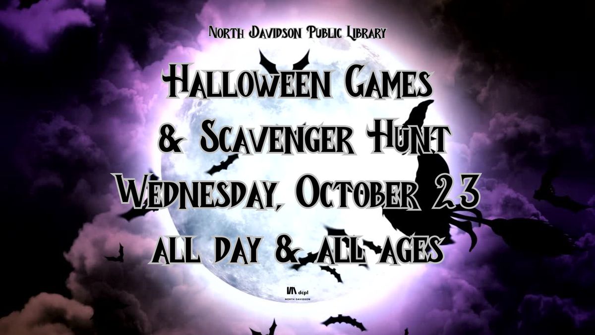 Halloween Games & Scavenger Hunt