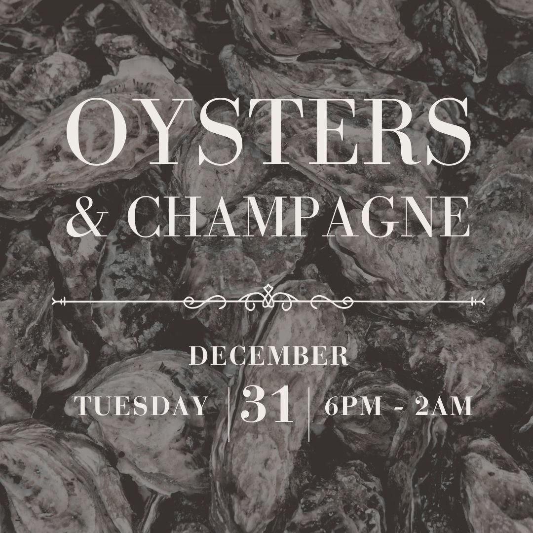 NYE \/ OYSTERS & CHAMPAGNE @ ALBION HOUSE