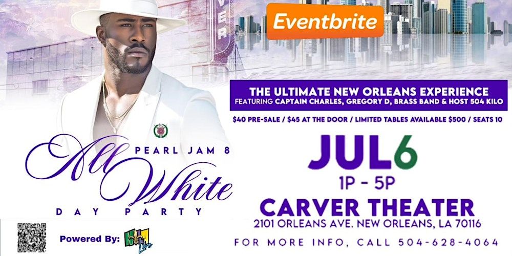 Pearl Jam 8 All White Day Party