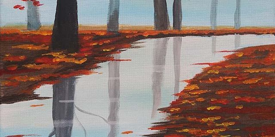 Sip and Paint - "Autumn Stream"  Quartyard